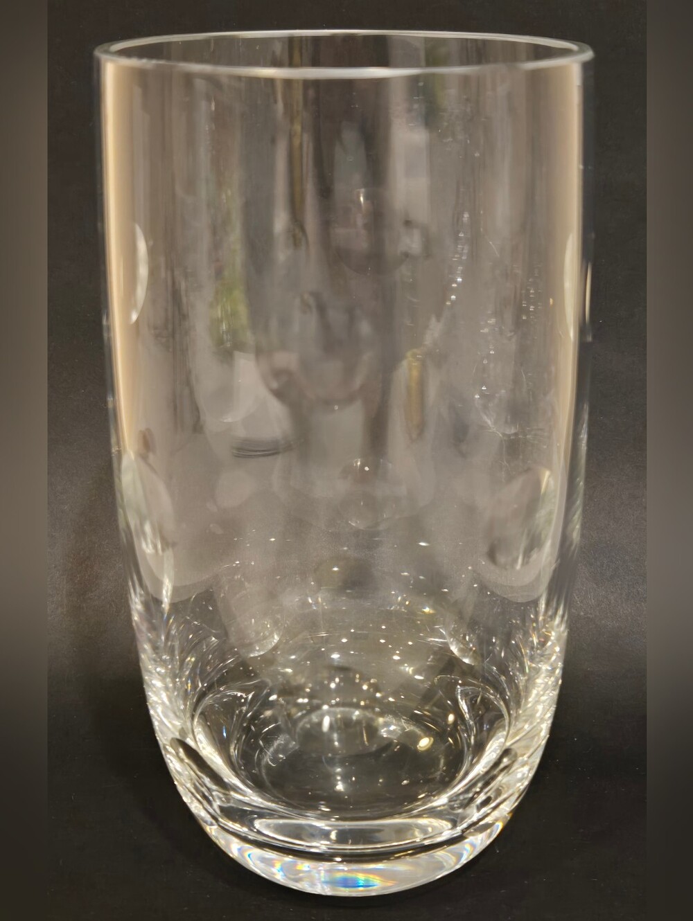 Clear Glass Vase - Classic Cylinder